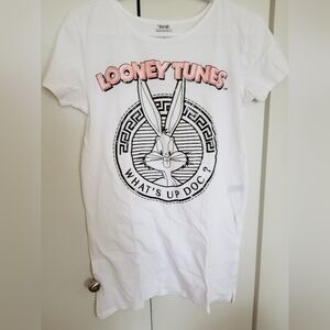 Looney Tunes White Graphic T-Shirt